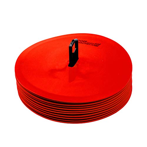 Soccer Flat Dot Markers (Red) #TOP1