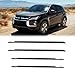 OCPTY 4PCS Car Outer Door Window Molding Trim Weatherstrip Window Seal Compatible with 2011-2020 For Mitsubishi For Outlander Sport ASX RVR