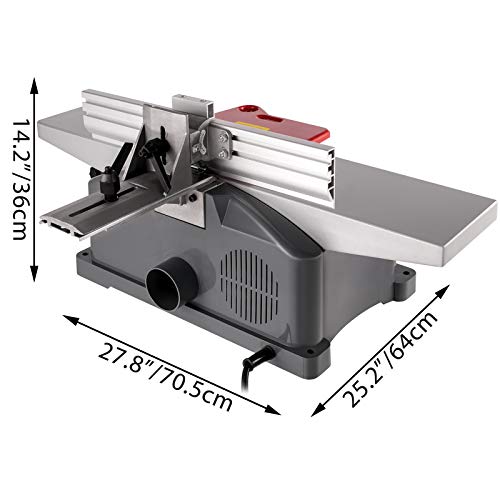 VEVOR Jointers Woodworking 6 Inch Benchtop Jointer 9000 RPM/min Jointer