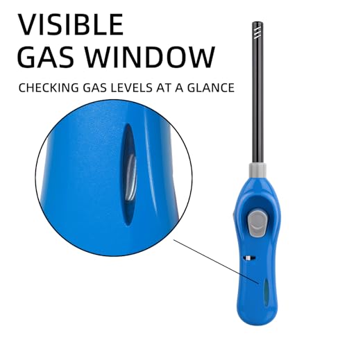 Encendedores de vela 4 pack largos recargables miniatura 6