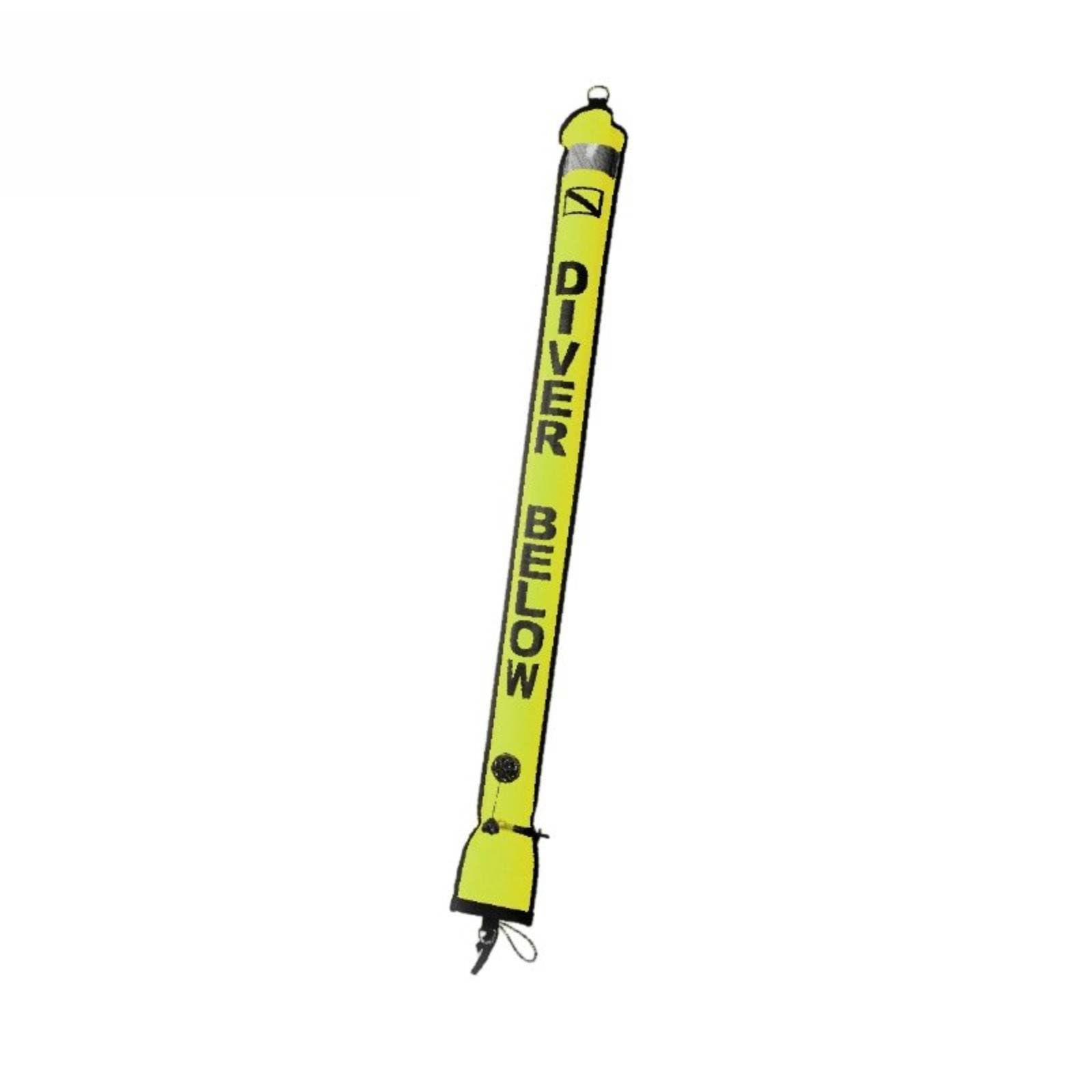 Signalboje Tauchboje Oberflächenmarkierungsboje Sicherheitsboje Aufblasbar aus 210D Nylon mit Schlanker Form Und Sicherer Befestigungsmöglichkeit für, Color to 2