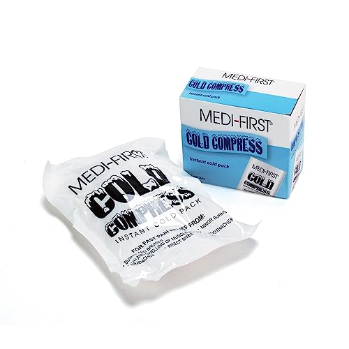 Medique Products 70201 Disposable Instant Cold Pack, 5" X 9, Large , White #TOP1