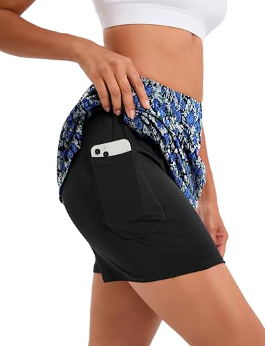 Image of Oyamiki Women's Active Athletic Skort Lightweight Tennis Skirt Perfect for Running Training Sports Golf