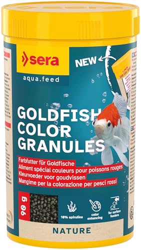 sera goldfish color granules 250 ml | mangime per la colorazione in granuli per pesci rossi | senza coloranti e conservanti