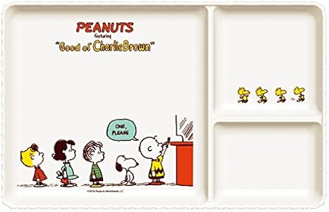 Amazon Peanuts Snoopy スヌーピー メラミンプレート Line Up Pu 851 仕切り皿 オンライン通販