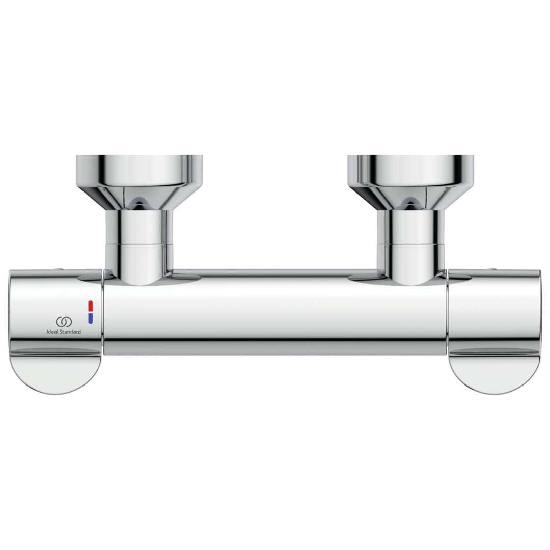Ideal Standard Brausethermostat Aufputz ceraplus 2, gesamte Ausld. 115-133mm, Chrom, A6871AA