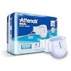 Attends Adult Incontinence Disposable Briefs, Medium, 32-44 Waist with SecureGrip Tab Closure, Maximum Absorbency with Dry-Lock Containment Core and SmartCool Breathable Materials, 96ct Case