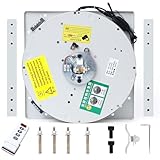 Huiye Rotating Chandelier Lift System, 110V Power Light Lift Motorized Chandelier Hoist Rotating Function & Lifting(330 lbs,20ft Lift)