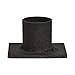 CWI Gifts 6-Piece Iron Taper Holder Set, 2 by 1.5 by 1-Inch