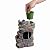 Haobos Indoor Fountain 4-Bowl Rockery Soothing Sound Tabletop Fountains Home/Office Decor Gift for Mom,Mother Day Present with A Small Plastic Pot to Grow Plant/Hebs By Yourself (Automatic Watering)