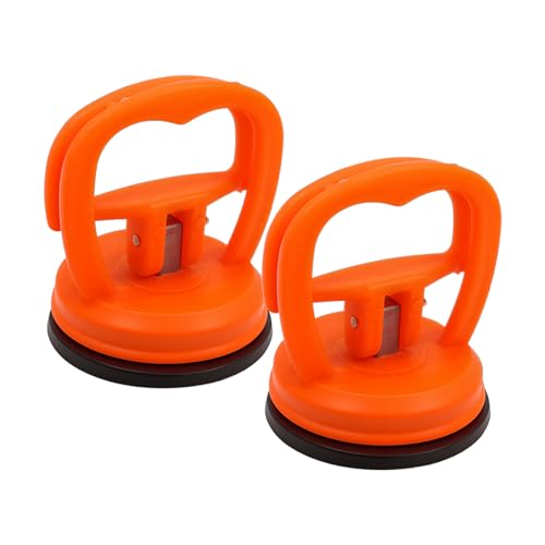 2 Pack Heavy Duty Suction Cups,5.7cm Car Dent Puller Kit with 15KG Capacity, Glass Handling, Tiles, Windows, and Portable Phone Stand