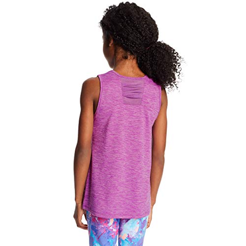 C9 Champion girls Performance Tank Yoga Shirt, Purple Shell Heather, Medium US2