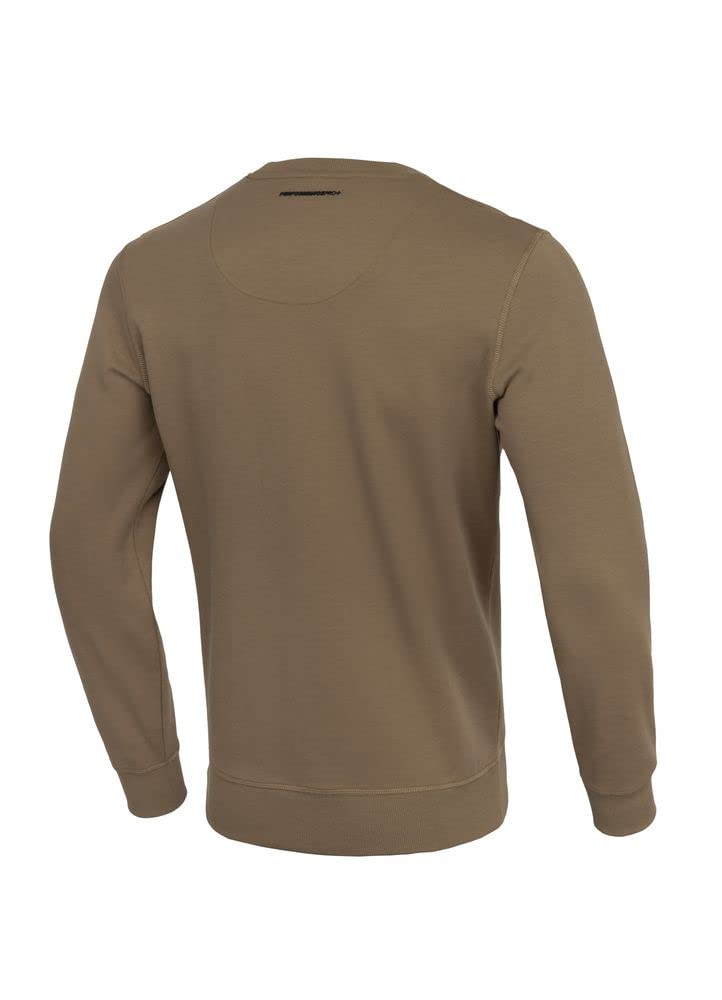PITBULL - Felpa Uomo Cotone West Coast Beyer - Felpe Uomo Senza Cappuccio, Sweatshirt Uomo, Felpa Senza Cappuccio, Elasticità E Materiale Interno Liscio, Felpe Cotone