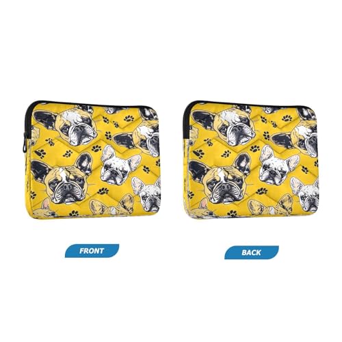 Funda para portátil 13-14 pulgadas impermeable con diseño cachorro miniatura 2