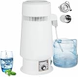 Destilador Eléctrico De Alcohol Para Encimera, Destilador De Agua De Acero Inoxidable 304 - Máquina Purificadora De Agua Doméstica Para Agua Pura, Elimina Cloro, Metales Pesados ​​y Contaminantes