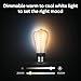 Philips Hue 7W ST19 White Ambiance LED Smart Vintage Edison Filament Bulb, Warm - Pack of 1 - E26 - Control with App - Compatible with Alexa, Google Assistant and Apple HomeKit