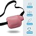 Eye Patches for Adults and Kids, 2 Pcs 3D Eye Patch Adjustable Medical Eyepatch for Lazy Eye Amblyopia Strabismus and After Surgery for Right Eye Pink