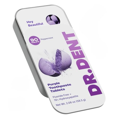DR.DENT Purple Whitening Toothpaste Tablets