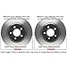 Detroit Axle - Brake Kit for Ford Fusion Lincoln Zephyr MKZ Mazda 6 Mercury Milan Replacement Disc Brake Rotors Ceramic Brakes Pads Front and Rear