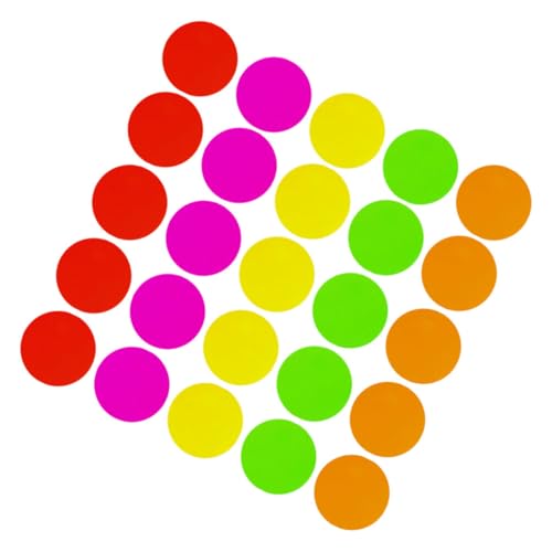 OFFSCH Neon Paper Party Supplies 25pcs Fluorescent Neon Construction Paper for Glow in The Dark Crafts