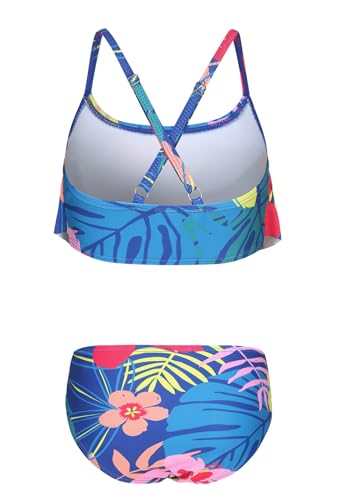 Girls Two Piece Swimsuits Bikini Tie Dye Bathing Suit Hawaiian Swimwear Set for Girls 3-16 Years2