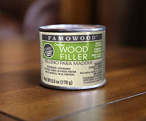 FamoWood 36021144 Original Wood Filler - Pint, White