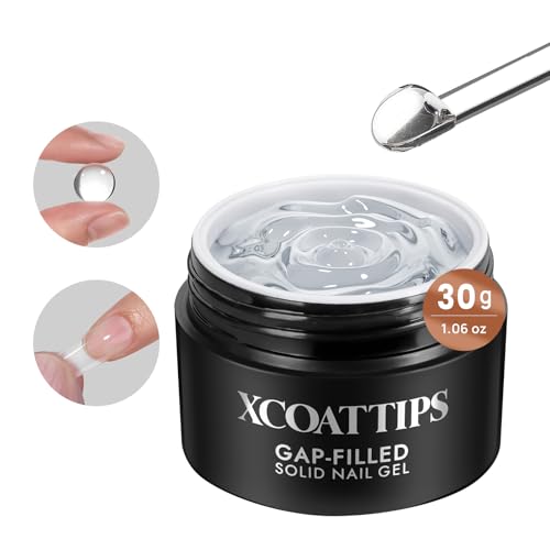 btartboxnails XCOATTIPS - Solid Nail Gel Glue, French Tip Press