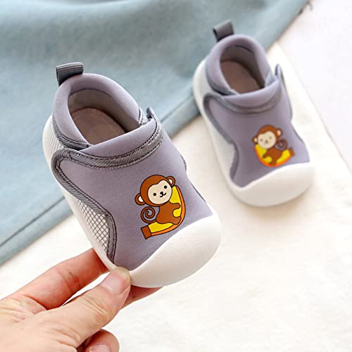 Girls Boys Leisure Shoes Cotton Cloth Cartoon Prints Soft Bottom Breathable Slip On Sport Shoes Socks Kids Water Socks2