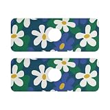 Grifo de diatomeas para fregadero de cocina, evita la humedad, 2 alfombrillas alrededor de la cocina, evita la acumulación de humedad de 14 7 x 5 4 pulgadas, estilo bígaro, crema, verde esmeralda