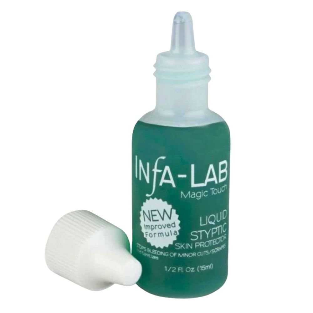 3er Pack – Infa-Lab Magic Touch Flüssiges Alaunstyptikum – Stoppt Blutungen & schützt die Haut an Nägeln – Infalab Original