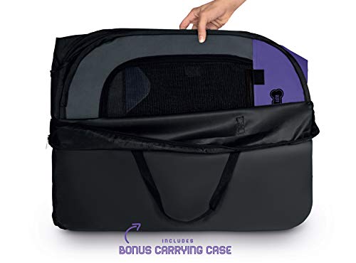 Ruff 'N Ruffus Portable Foldable Pet Playpen + Carrying Case & Collapsible Travel Bowl | Indoor/Outdoor use | Water… - Image 6