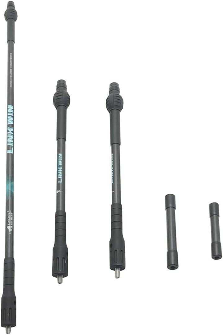 3-30 Inch Archery Bow 1k Stabilizer Balance Bar Rod System Carbon Fiber Stabilizer Damping Shock Absorber for Recurve Compound Bow