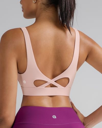 Image of RUNNING GIRL Sports Bra for Women High Support, Molded Cup High Impact Sports Bras with Sewn in Pads Workout Running Bra
