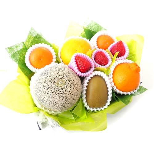 旬のフルーツギフトＡ アオキフルーツマイスター厳選 [いちご マイスター厳選柑橘 キウイフルーツ デコポン メロン（青肉または赤肉）] 果物ギフト 贈り物 御祝 御見舞 誕生日 内祝 入学祝 入社祝 プレゼント 御供 お供え 熨斗対応 のし対応 卒業祝 退職祝 RC (旬フルーツA) - アオキ - 商品画像