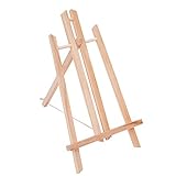 AHXML 16 inch Tabletop Display Artist Easel Stand(1-Each), Accommodates Canvas Art up to 13' high, Tabletop Display Painting for Kids and Adults, Wood