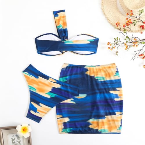 2 Piece Swimsuit for Women High Waist Thong Bathing Suit One Piece Cut Out Swimsuit 2025 Bikini Thong3