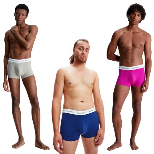 Calvin Klein Herren 3er Pack Boxershorts Low Rise Trunks Unterwäsche,...