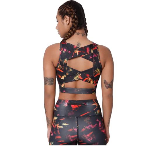 Image of Silvertraq Women's Padded Cross Back Crop Top