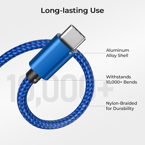 Image of Basesailor for iPhone 17 16 Pro Max Charger Cord,USB to USB C Cable
