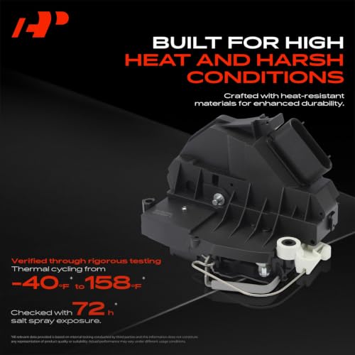 Image of A-Premium Front Right Passenger Side Door Lock Actuator | Compatible with Ford Focus 2012-2018, for Model Without Keyless Entry System