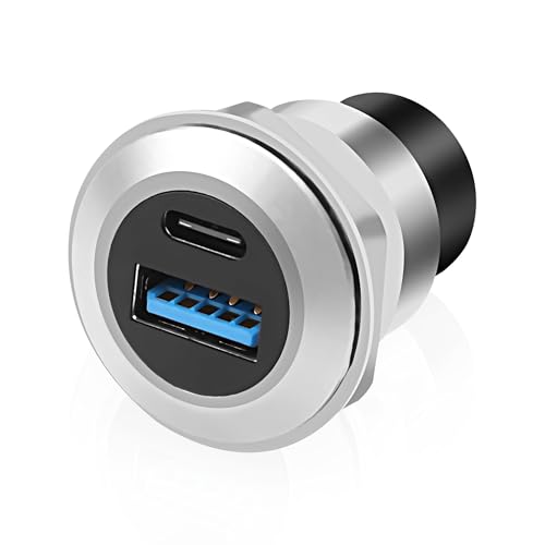 Adaptateur USB Type C mural femelle pour bureau et salon connecté