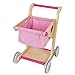 Finelyty Carrello in Legno per la Spesa, in Legno, Carrello della Spesa, Giocattolo per Bambini B
