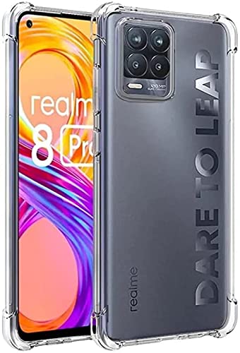 PrimeLike Silicone Shockproof Bumper Ultra Clear Slim Anti-Slip Grip Soft Flexible Back Cover For Realme 8|Rmx3085 (Transparent) (B09BR9RBKC) Amazon Price History, Amazon Price Tracker
