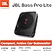 JBL BassPro Lite - Ultrakompakter 7" Aktiv Untersitz Subwoofer für Auto mit integriertem Verstärker für tiefen Bass - 200W - Pairing möglich