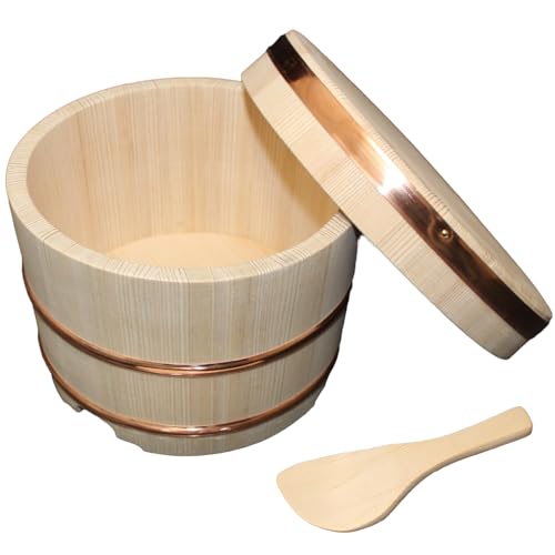 谷川木工 飯櫃(2合)杉 加伏蓋讃岐桶樽 伝統工芸品 伝統 木工 おひつ 木 しゃもじ付き 香川県 三木町