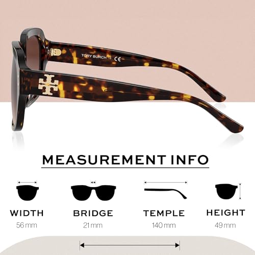 Tory Burch TY7143U SQUARE Shape Sunglasses with eSHADES Luxury Eyewear kit Bundle4