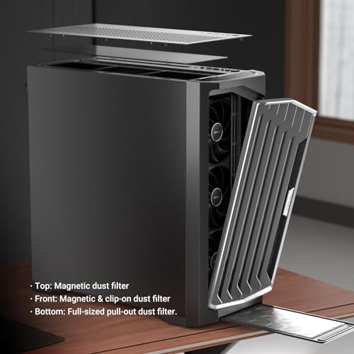 Image of Antec Performance 1 Silent, RTX 40 Series GPU Support, Exquisite Steel Mesh, 4 x Tranquil Silent PWM Fans, Sound-Dampening Side Panels, Removable Top Fan /Radiator Bracket, Full-Tower E-ATX PC Case