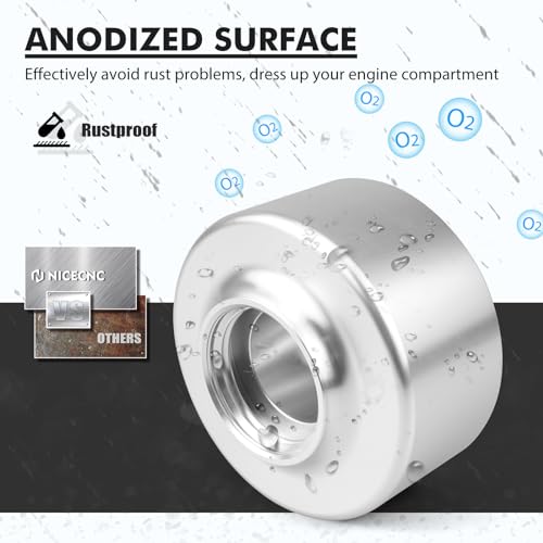 NICECNC Conjunto de reservatório de direção hidráulica compatível com BMW E46 M3 E60 E90 E87 E88 E83