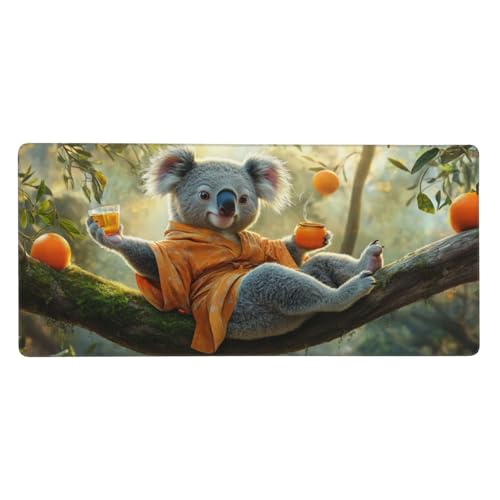 Tapis souris étendu en nanotextile durable et finitions haut de gamme pour bureau design