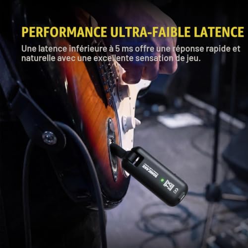 SONICAKE 5,8GHz Système Guitare sans Fil, Émetteur-Récepteur 6 Canaux – vue 7